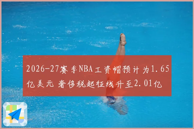 2026-27赛季NBA工资帽预计为1.65亿美元 奢侈税起征线升至2.01亿